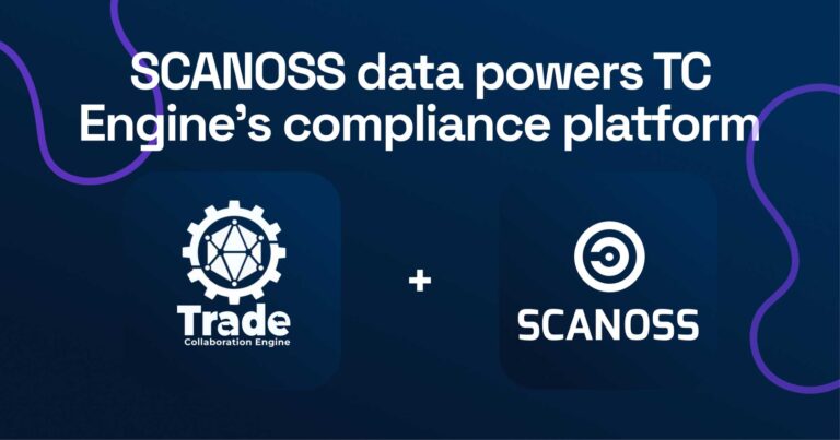 Collaboration expands TC Engine’s compliance capabilities through SCANOSS’s software composition analysis data.