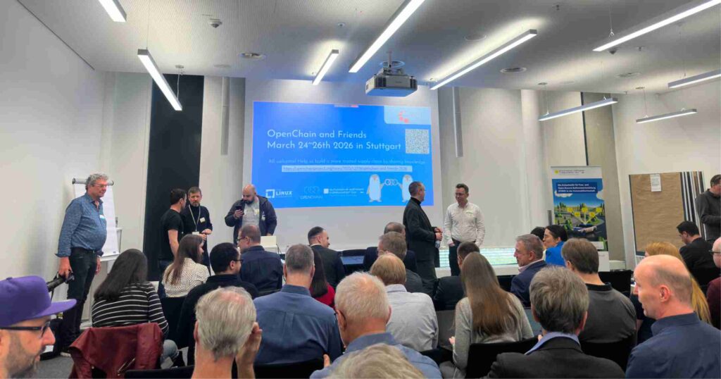 Presentation at OpenChain and Friends 2026