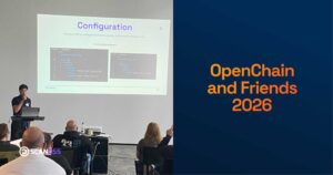 OpenChain and Friends 2026 with Andrei presenting