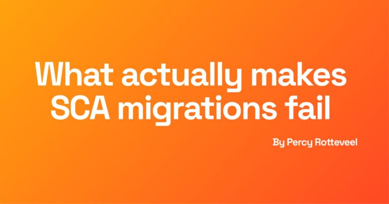 What actually makes SCA migrations fail